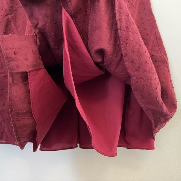 Madewell Button Front Swing Dress in Swiss Dot - Picture 9 of 16